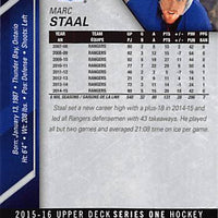 2015 Upper Deck Hockey #129 Marc Staal - Series 1 Ungraded