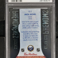 2016 Upper Deck Tim Hortons Clear Cut Phenoms Hockey #CC-2 Jack Eichel - PSA 10 - RC000002005